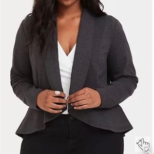 Torrid gray military size 2 blazer